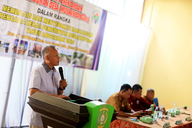 Wakil Ketua DPRD Kaltim M Samsun Hadiri Musrenbang Desa Tani Bakti