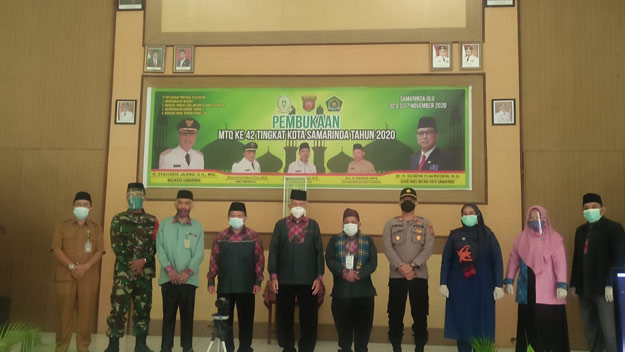 Dibuka Secara Remi Melalui Virual, MTQ di Samarinda Dikuti Ratusan Peserta