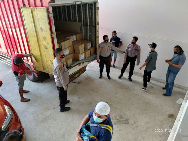 Surat Suara Milik KPU Tiba di Samarinda
