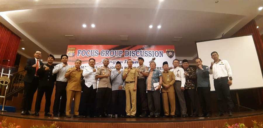 Wujudkan situasi Damai Jelang Pemilu, Polresta Samarinda Gelar FGD 
