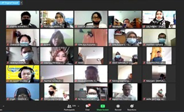 100 Pustakawan Se-Kaltim Ikut Bimtek Secara Virtual  