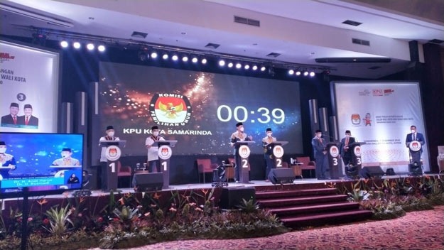 Calon Pemimpin Samarinda Adu Ide di Debat Kandidat Sesi Tiga