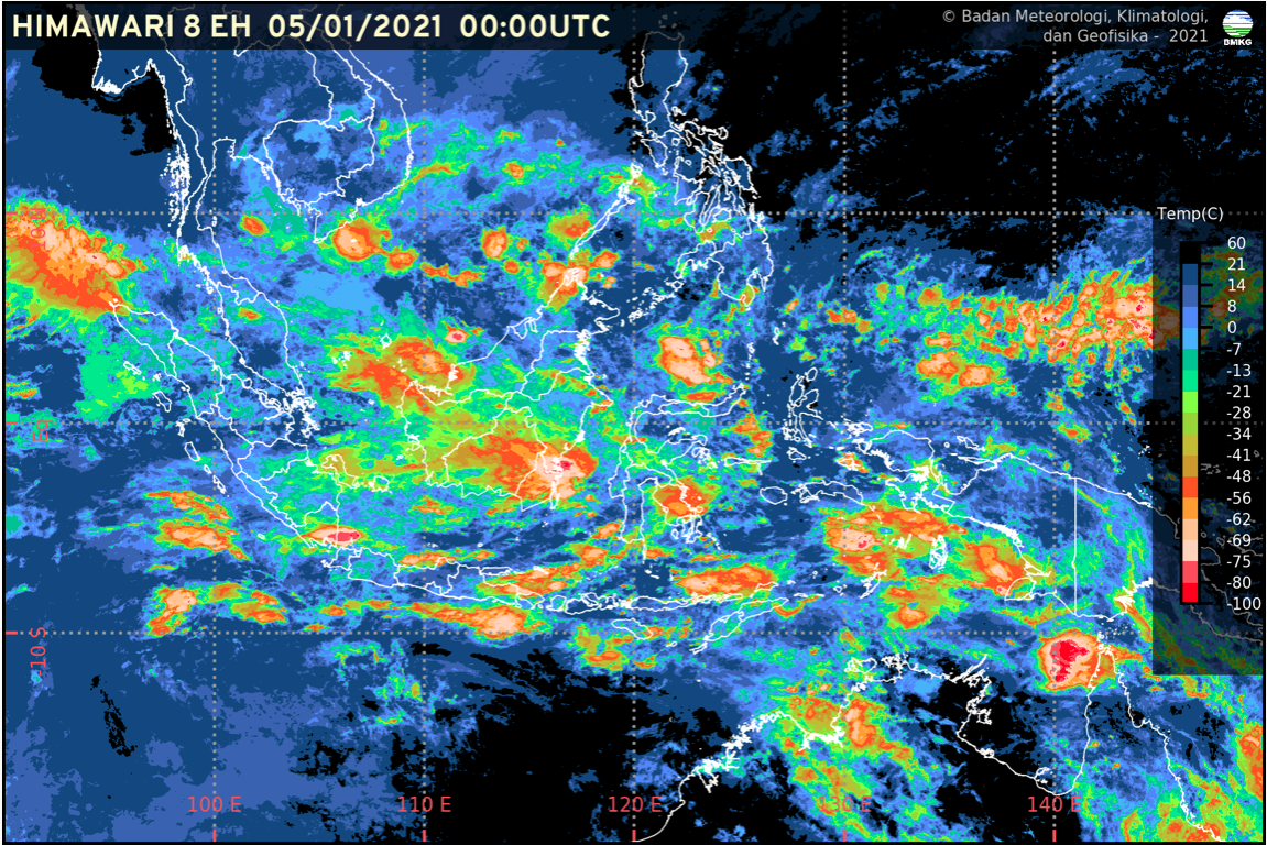 Kaltim Berpotensi Hujan lebat dan Angin KencangÂ 