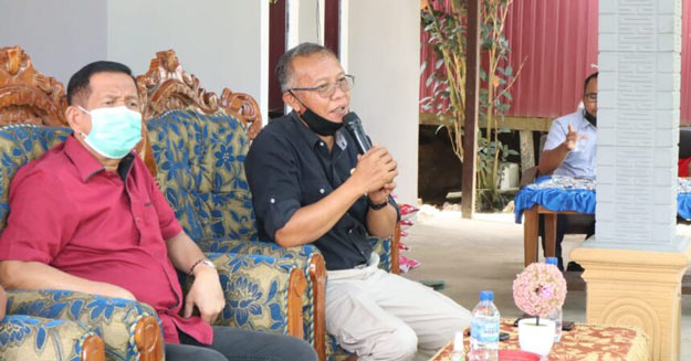 Wakil Ketua DPRD Kaltim M. Samsun siap di Vaksin.