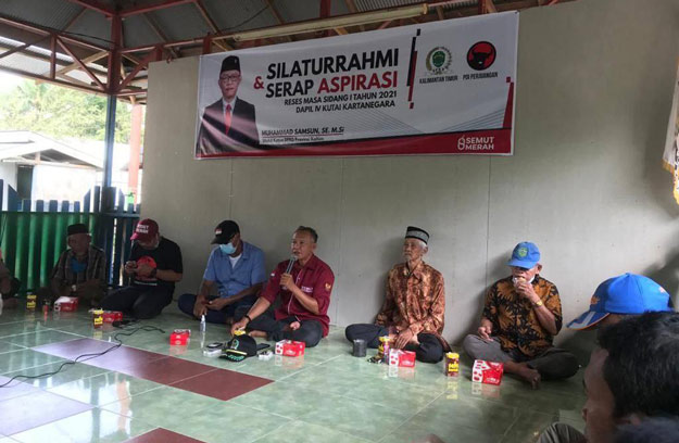 Samsun Temui Warga Sanga-sanga,Warga Curhatkan Ini   