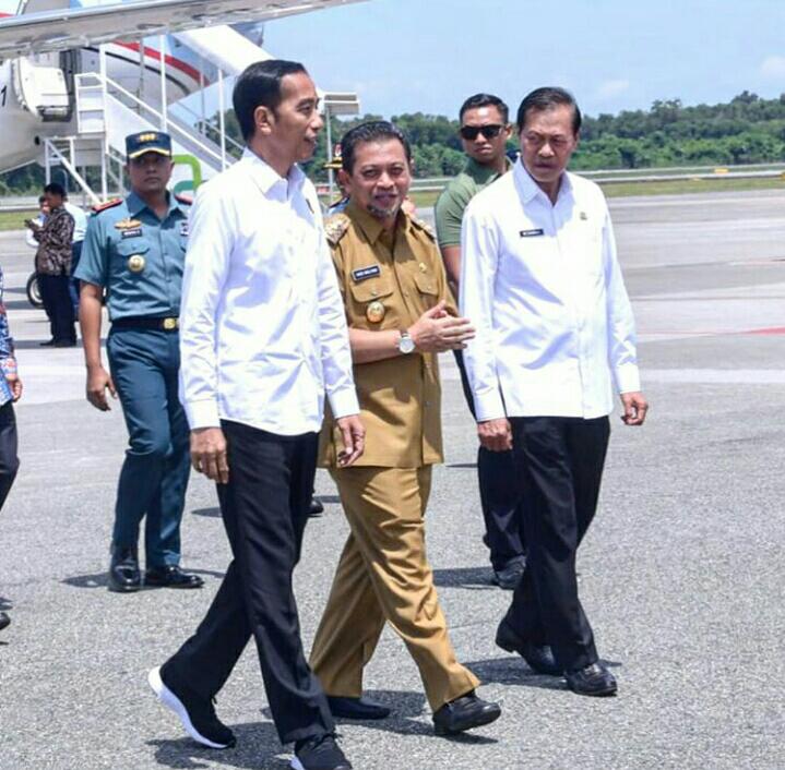 Jokowi Kunjungi Bukit Soeharto Calon Ibukota Baru 