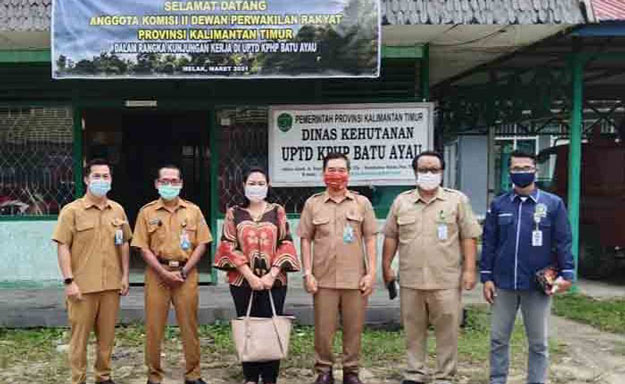 Komisi II Sayangkan, Hutan Seluas 649,761 Ha, Dijaga 1 Orang Polisi Hutan