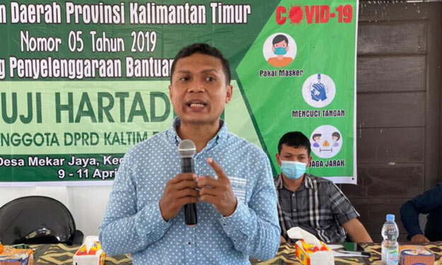 Puji Hartadi Gelar Sosper Bantuan Hukum di Sebulu Kukar