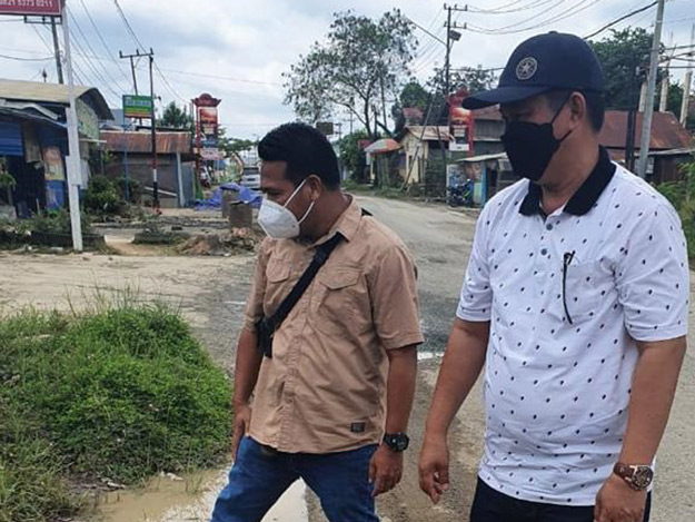 Syafruddin Geram, Saat Tinjau Jalan Poros Samarinda-Bontang