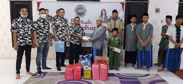 Maknai Ramadan, DPD Bapera Samarinda Santuni Anak Yatim