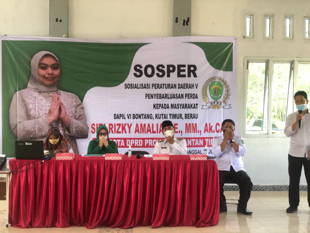 Lagi, Siti Rizky Amalia Gelar Sosper Pajak di Teluk Pandan