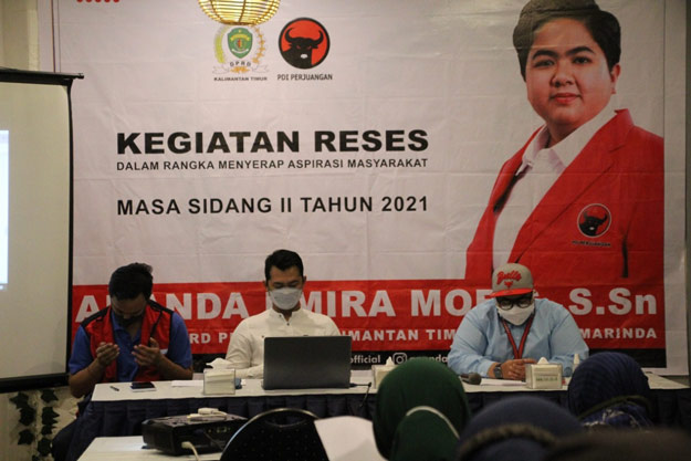 Temui Warga Palaran, Ananda Dicurhati Persoalan Jalan Rusak