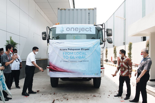 Oneject Indonesia Ekspor Alat Suntik Kebutuhan UNICEF dan Ukraina