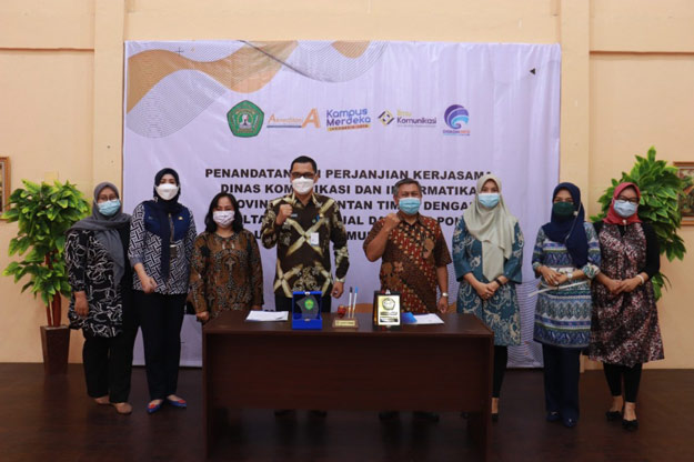 Diskominfo Kaltim Gelar MoU dengan Fisip Unmul