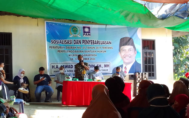 Jawad Sirajuddin gelar Sosper Bantuan Hukum di Samarinda