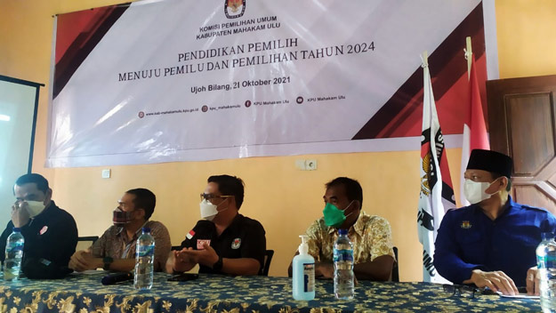 KPU Mahulu Gelar Pendidikan Pemilih Menuju Pemilu dan Pemilihan Tahun 2024