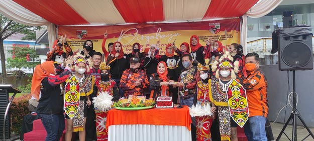 Pemuda Pancasila dan Srikandi Gelar HUT di Taman Samarendah