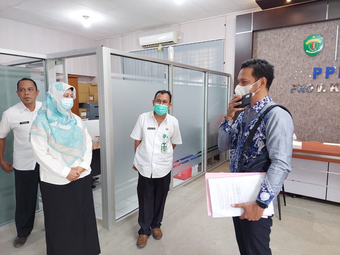 Kantor Bahasa Monitoring ke Diskominfo Kaltim