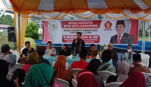 Helmi Abdullah Gelar Reses di Samarinda Utara