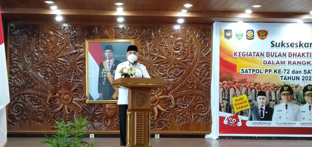 Bulan Bhakti Satuan Polisi Pamong Praja Kaltim