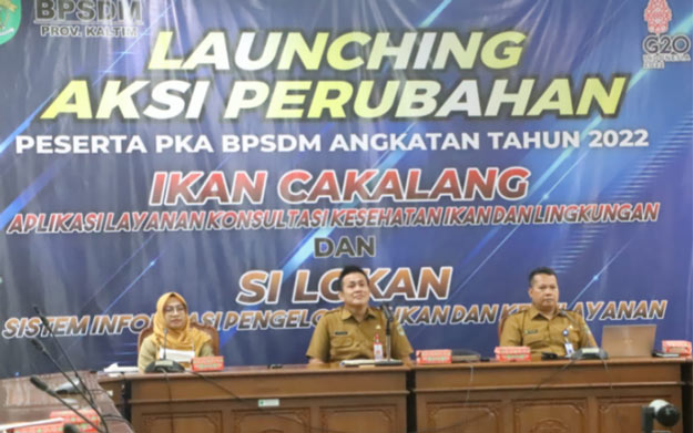 Dinas Perikanan dan Kelautan Kaltim Perkenalkan Dua Aplikasi Teranyar