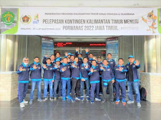 Dispora Kaltim Lepas Kontingen Untuk Berlaga di Porwanas XIII JatimÂ 