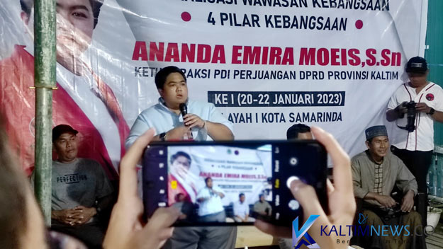 Ananda Emira Moeis Gelar Sosbang di Jl M Said