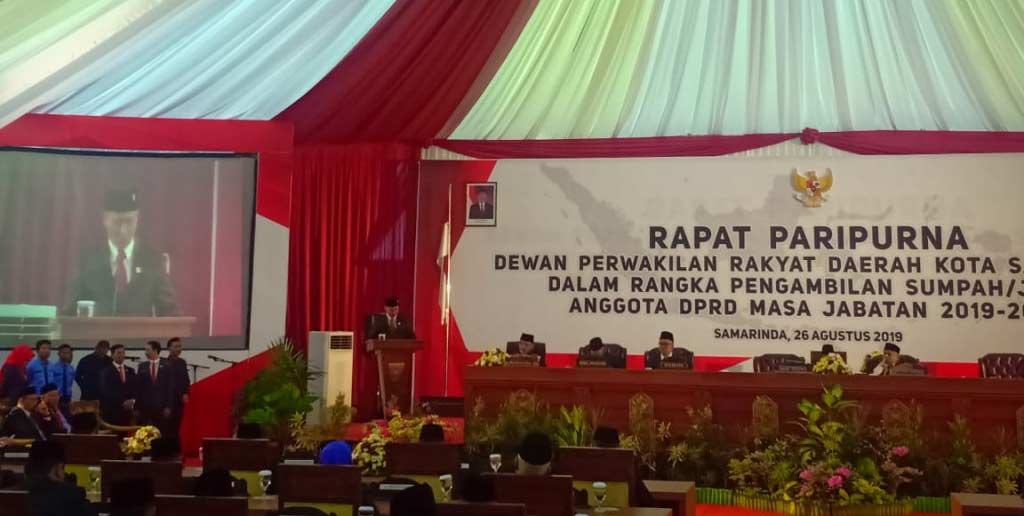 Hari ini, 45 Orang Anggota Dewan Samarinda Resmi Dilantik