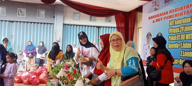 Hj Laila Fatihah gelar Reses dan Jalan Sehat di Gunung Panjang Â 