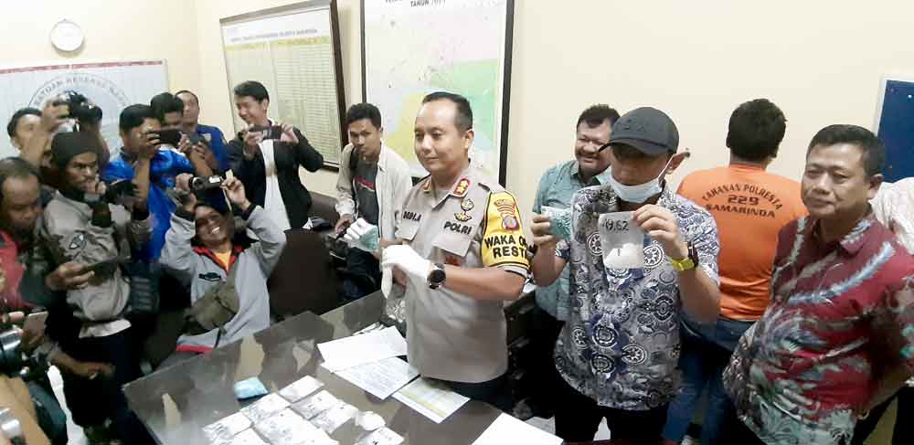 1498 Butir Inex dan sabu 988,42 Gram Sabu, Diamankan Polresta Samarinda