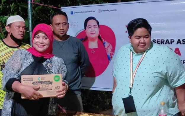 Ananda Emira Moeis Bagikan 2 Ton Makanan Pendamping Bagi Ibu Hamil Â 