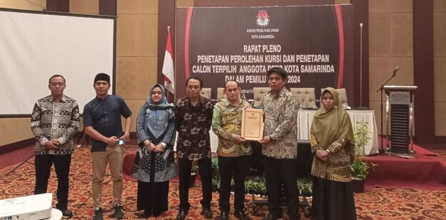 Ini Nama 45 Anggota DPRD Samarinda Terpilih Yang Resmi  Ditetapkan KPU 