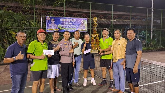 Gede Suadana - Yustian Juarai Turnamen Tenes Lapangan HUT Bhayangkara 78