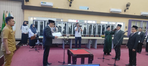 Sabir Ibrahim Resmi Jabat Komisioner KPID Kaltim