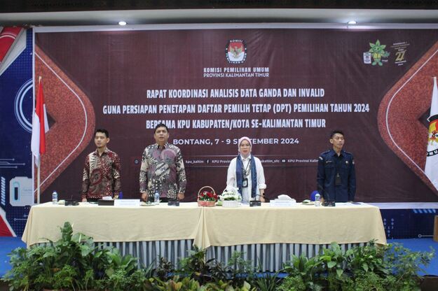 KPU Kaltim Gelar Rakor di Bontang 