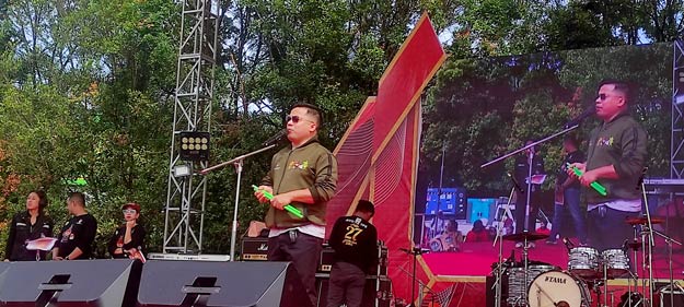 Komisioner KPU Kaltim Abdul Qayyim Rasyid Hadiri Jalan Sehat KPU Samarinda