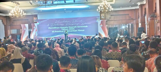 Partisipasi Pemilih Kaltim Lampaui Target Nasional 75% pada Pemilu Serentak