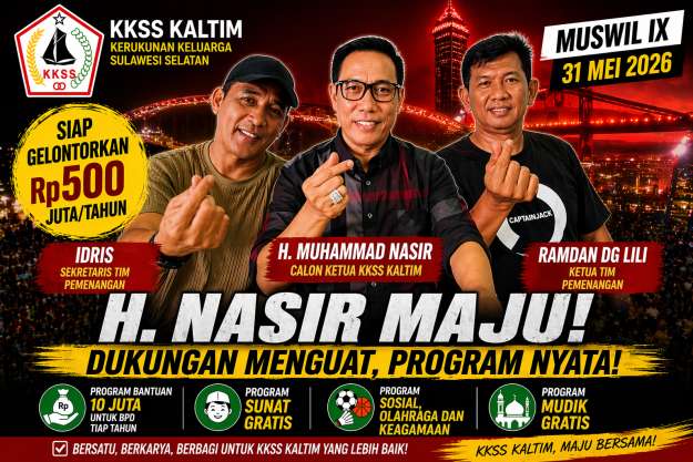 Maju Ketua KKSS Kaltim, H Nasir Siap Gelontorkan Rp500 Juta