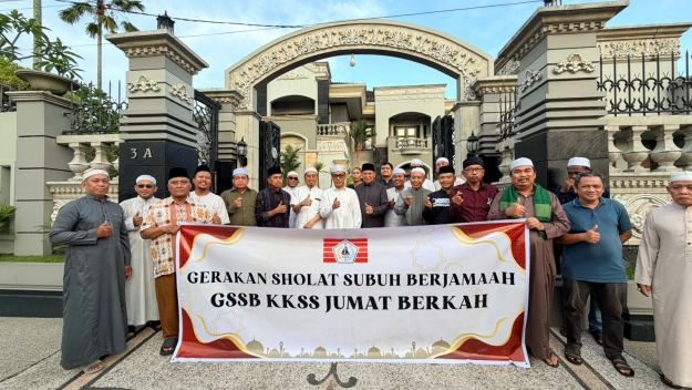 Ratusan Nasi Kuning Dibagikan GSSB KKSS, H Nasir: Bangun Ritme Kebaikan Sejak Subuh