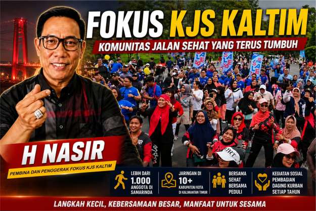 Dari Jalan Pagi ke Gerakan Sosial, Cara H Nasir Besarkan KJS Samarinda