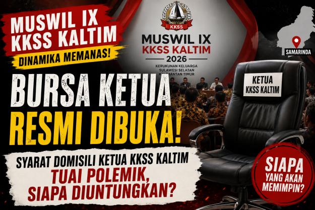 Syarat Domisili Ketua KKSS Kaltim Tuai Polemik, Siapa Diuntungkan?