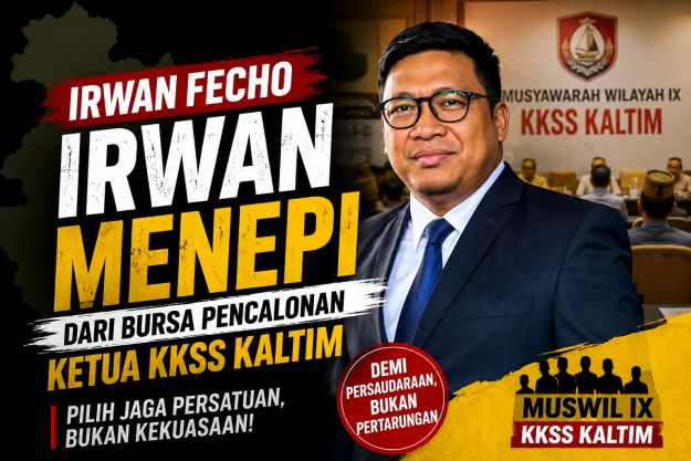 Irwan Fecho Menepi dari Bursa Pencalonan Ketua KKSS Kaltim