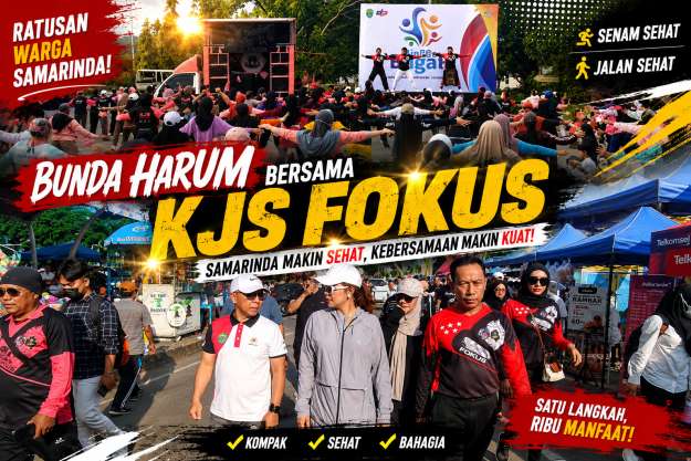 Bunda Harum Bergabung di KJS Fokus, Ratusan Warga Samarinda Tumpah Ruah