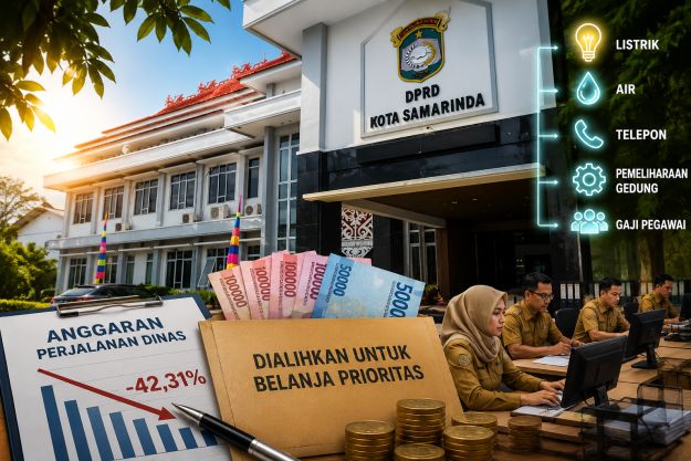 Dana Perjalanan Dinas DPRD Samarinda Dialihkan, Listrik dan Gaji Jadi Prioritas
