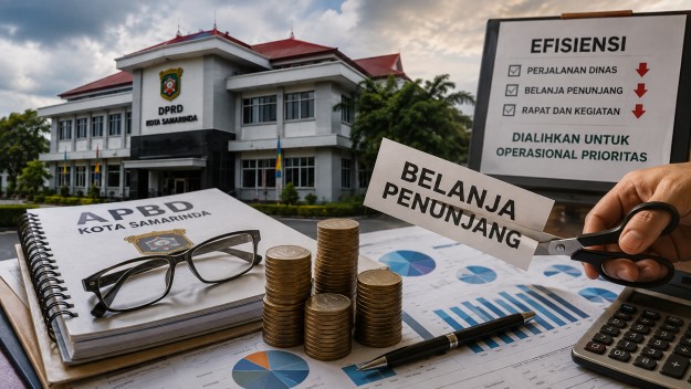 Efisiensi APBD Samarinda Berlanjut, Belanja Penunjang Kini Dipangkas Besar-Besaran