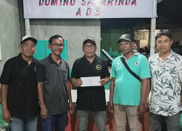ADS Tampil Perdana, 64 Pasang Adu Strategi Domino di Samarinda Seberang
