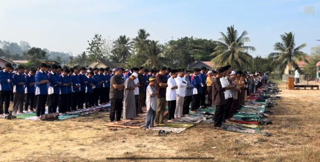 Kabut Asap Ganggu Sekolah, 1.500 Warga Palaran Gelar Salat Istisqa