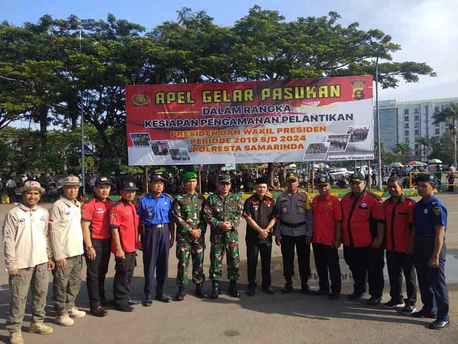 Wakil Walikota Samarinda Hadiri Apel Keseapsiagaan TNI-POLRI