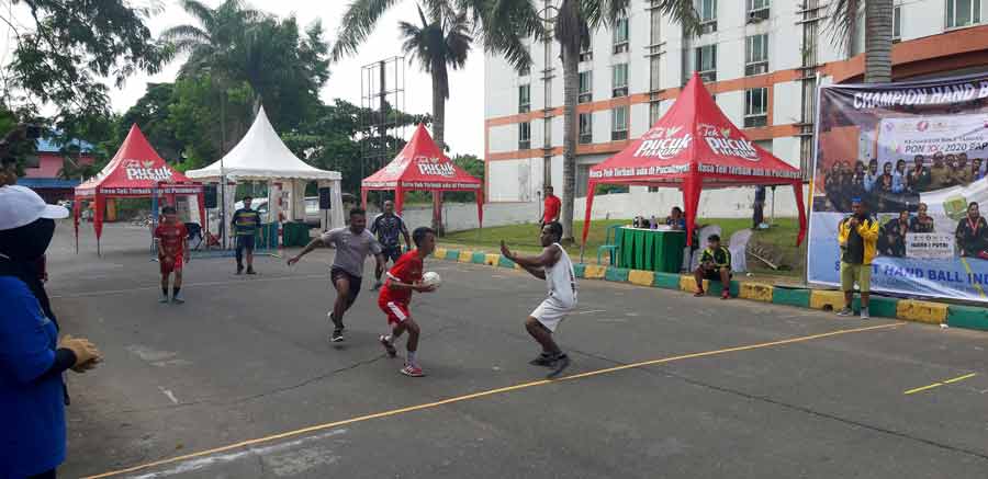 Final Street Hand Ball, Kaltim VS Papua