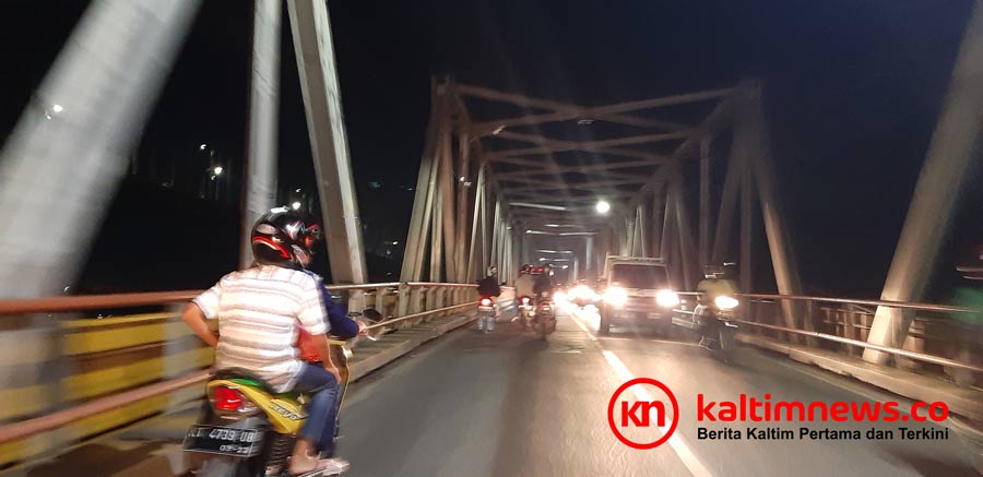 Jembatan Mahakam Kembali Ditabrak Tugboat